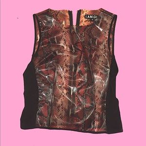 IAMGIA Snakeskin Top